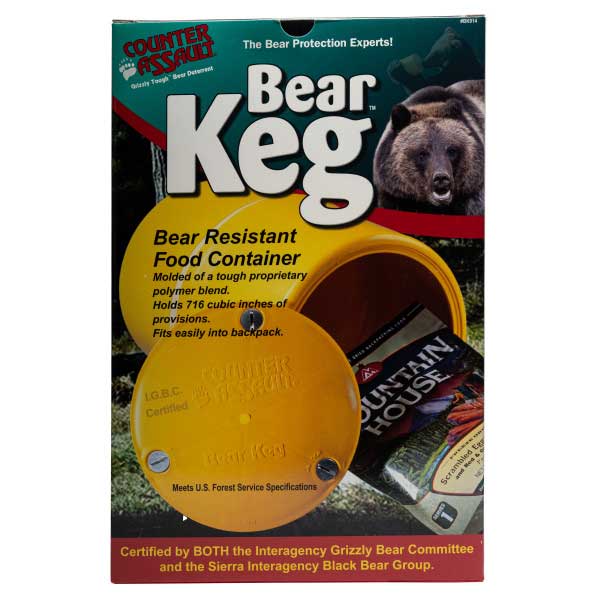 Bear Keg Food Storage Container Yellow BK-914 - Image 2