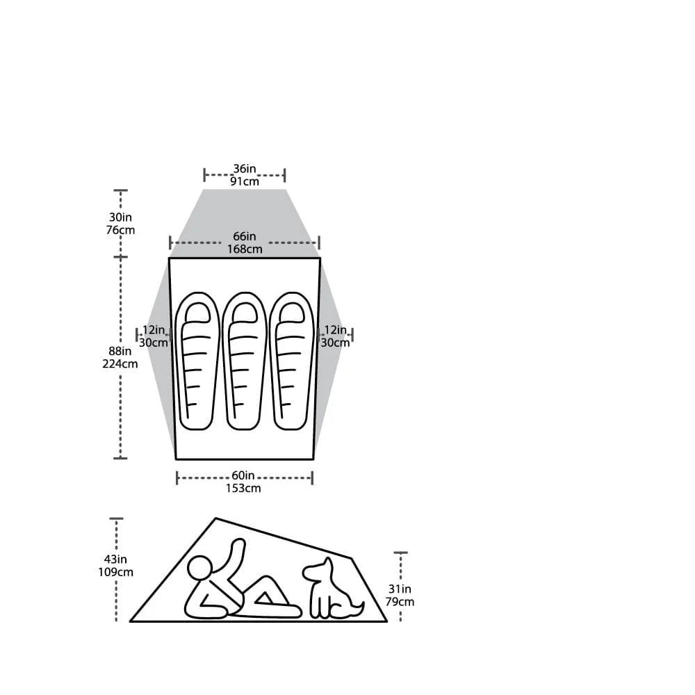 Big Agnes Seedhouse SL3 Backpacking Tent - Image 4