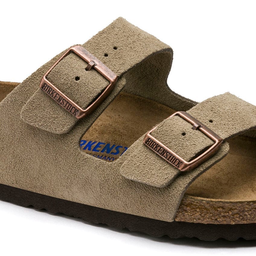 Birkenstock Arizona Narrow Soft Footbed Suede Leather Sandals - Image 4