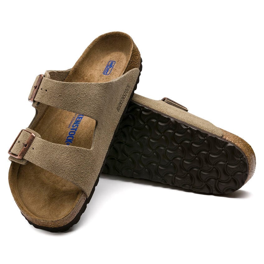 Birkenstock Arizona Regular Soft Footbed Suede Leather Sandals - Image 2