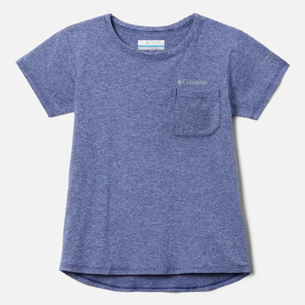 Columbia Girls Tech Trail Short Sleeve Tee - Image 3