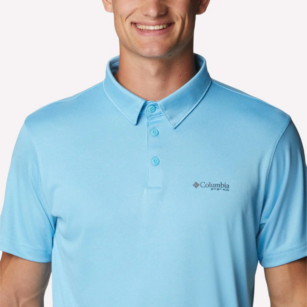 Columbia Men's Terminal Tackle Heather Polo - Image 2