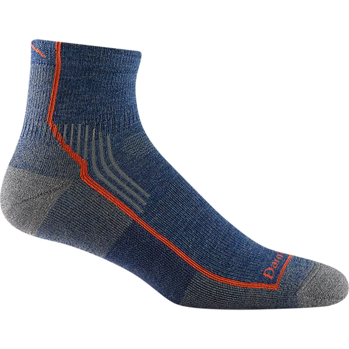 Darn Tough Men's Quarter Hiking Sock Midweight with Cushion - Image 3