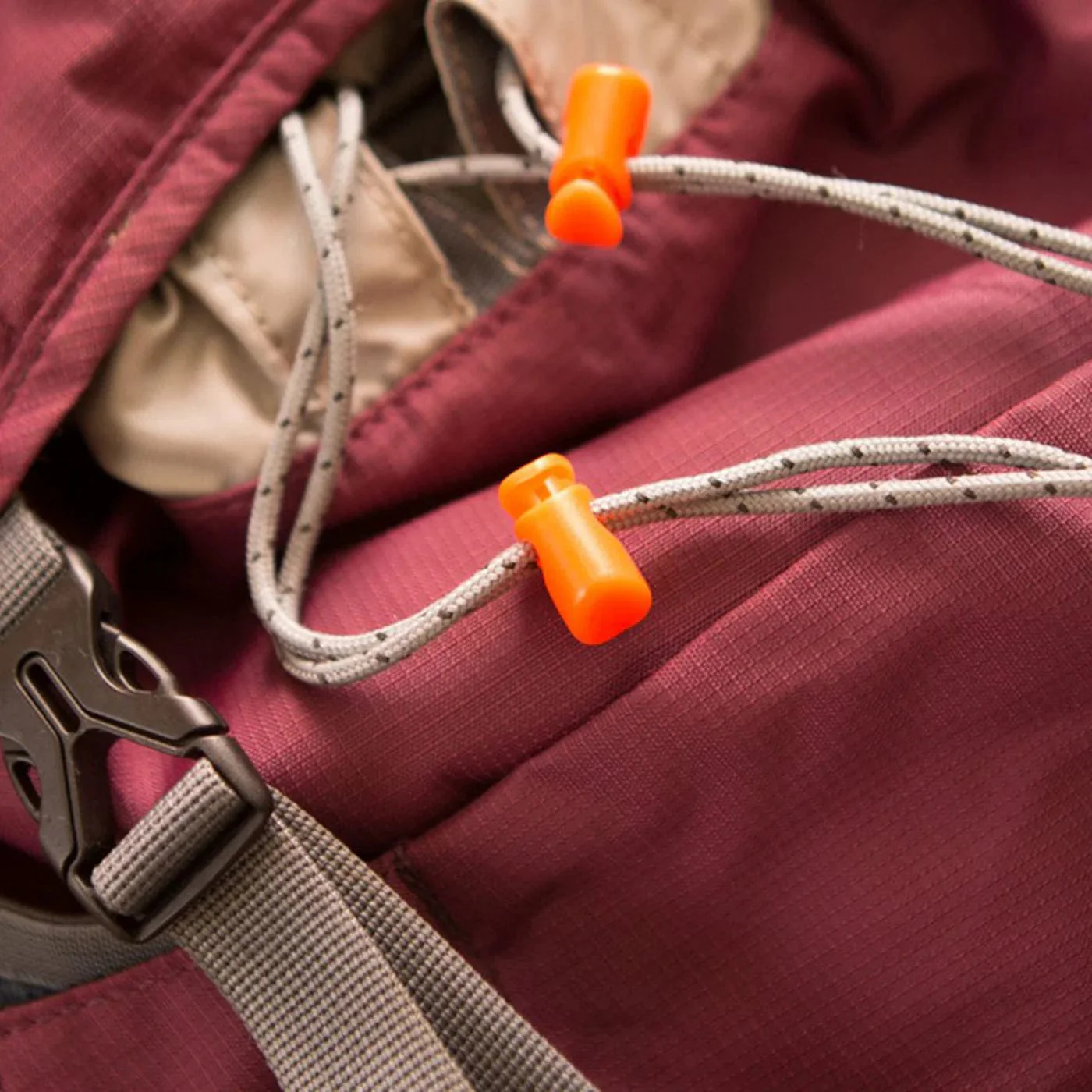 Gear Aid Ellipse Cord Locks Orange - Image 2