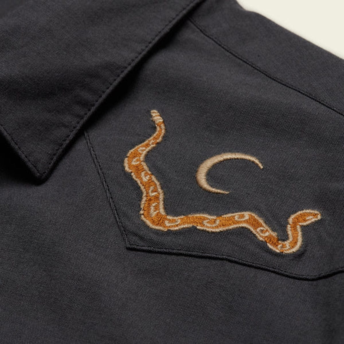 Howler Brothers Crosscut Deluxe Snapshirt - Waxing Culebra - Image 3