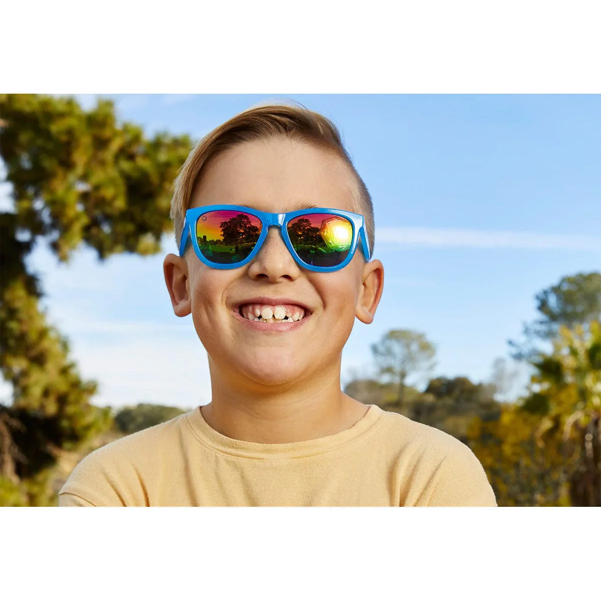 Knockaround Kids Premiums Sunglasses - Rainbow Blues - Image 6
