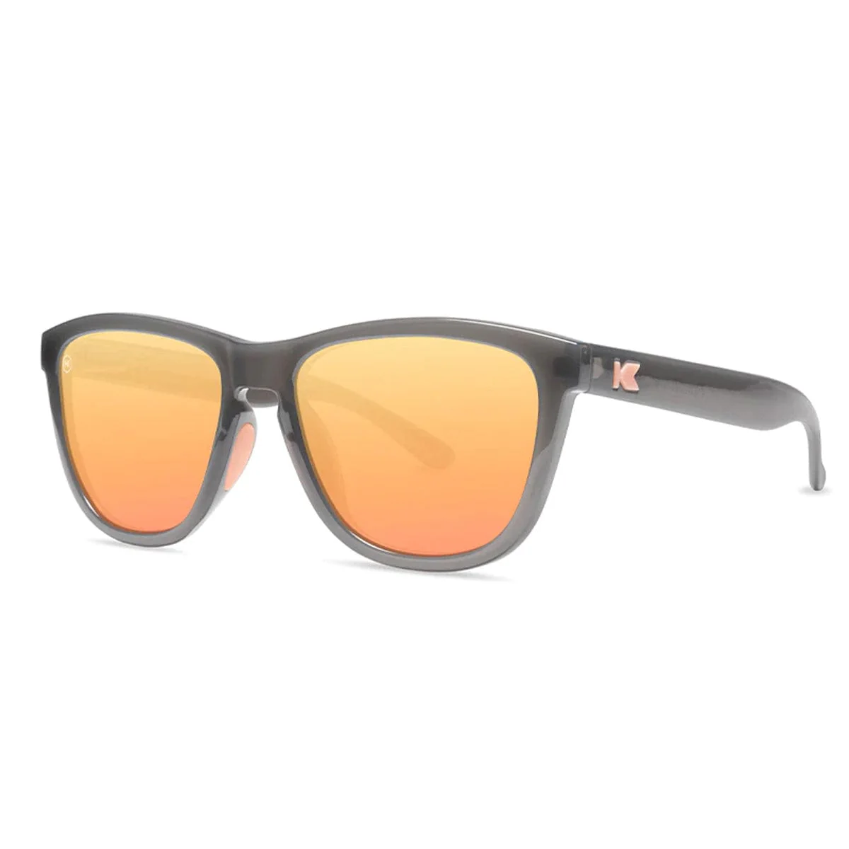 Knockaround Premiums Sport Sunglasses - Jelly Grey / Peach - Image 3