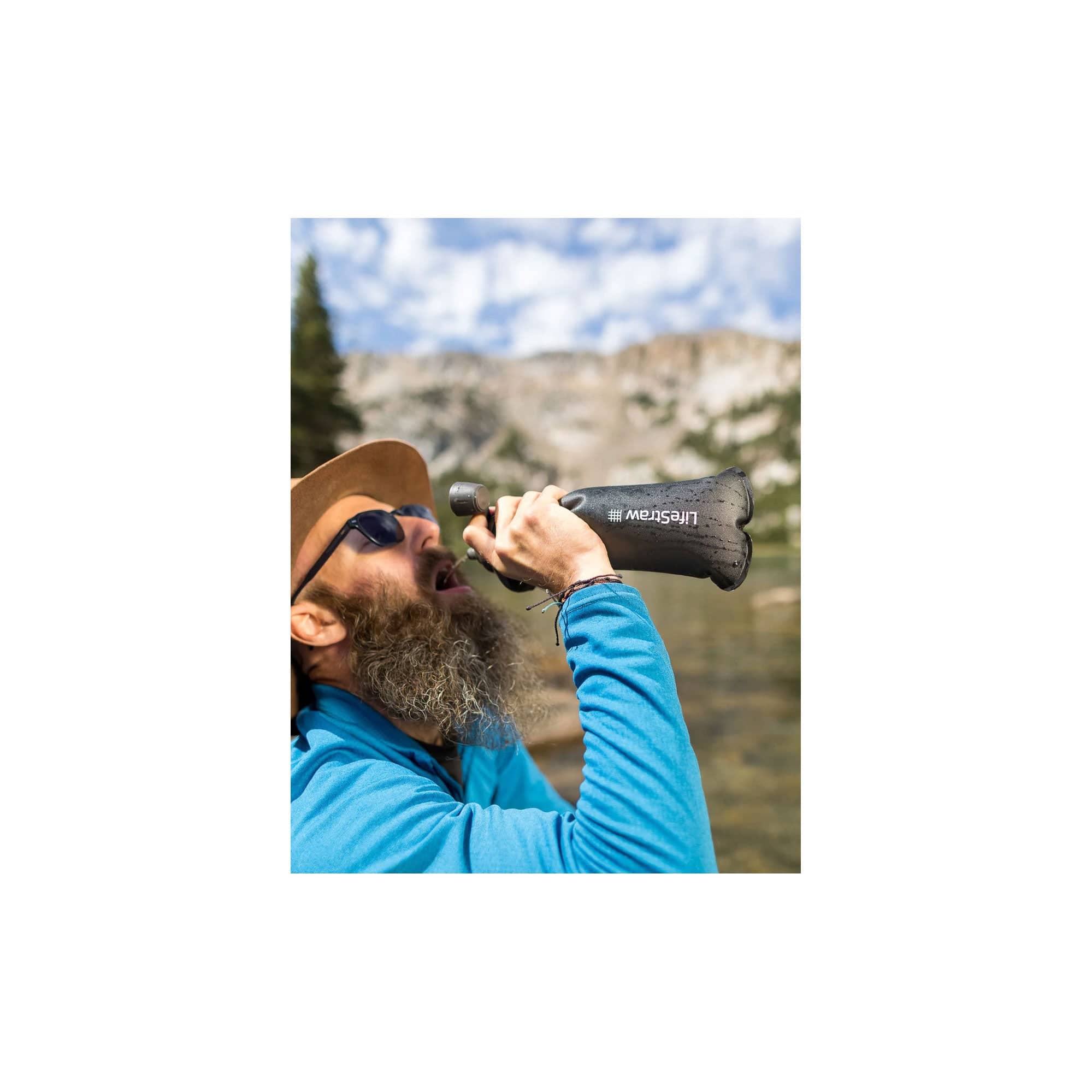 LifeStraw Peak Series 1L Collapsible Squeeze Water Bottle Filter System - Image 4