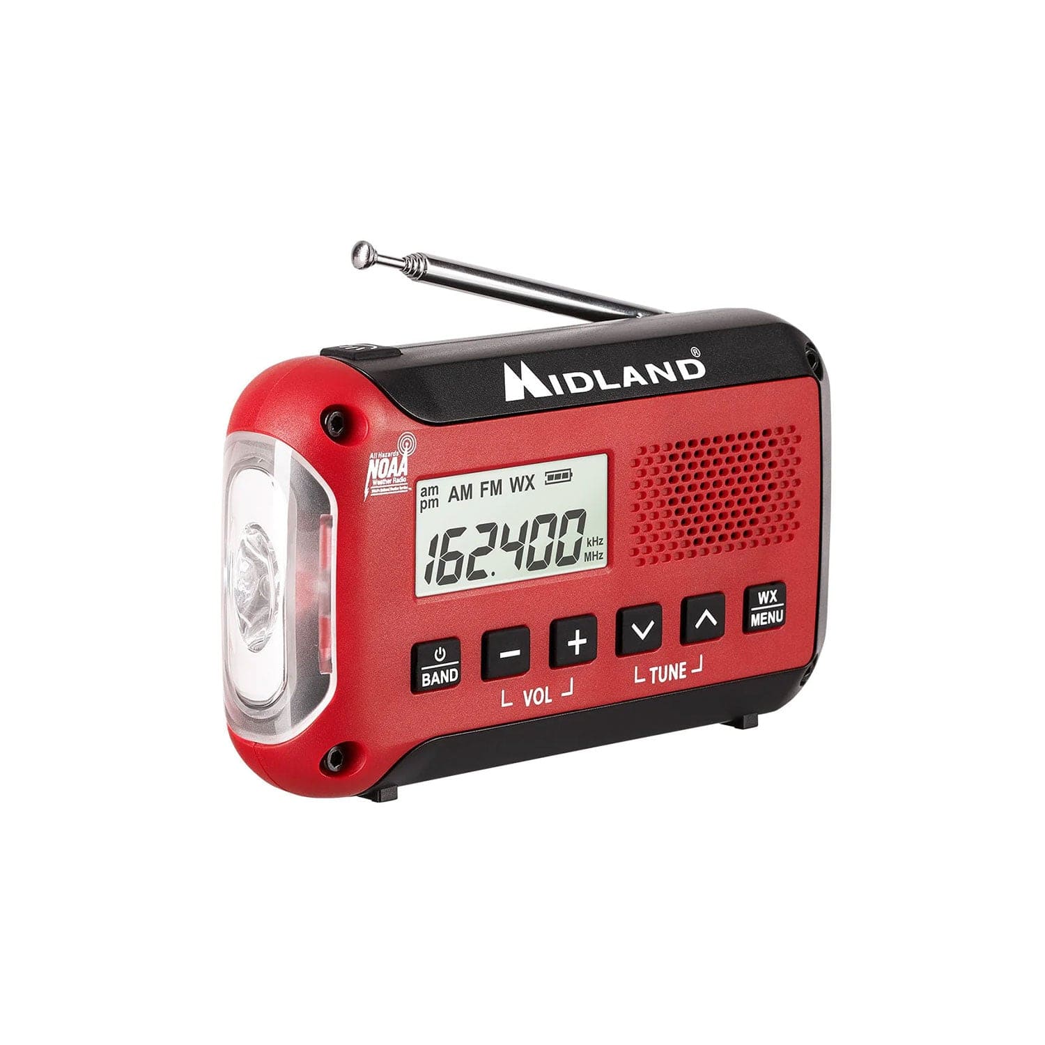 Midland ER10VP E+READY Compact Emergency Alert AM/FM Weather Radio - Image 3