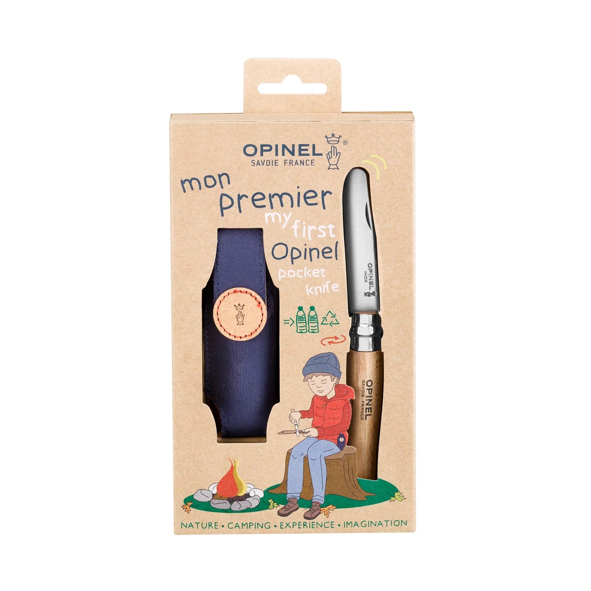Opinel No.07 My First Opinel and Sheath Kit - Image 5