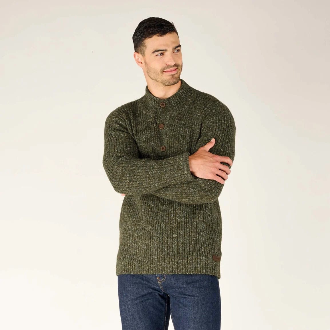 Sherpa Adventure Gear Men's Ranga Button Mock Neck - Image 7