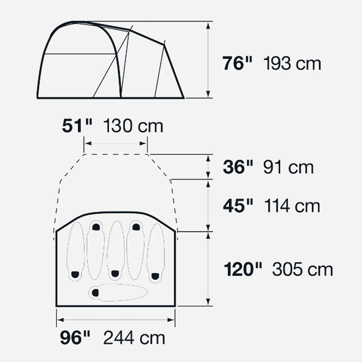 The North Face Wawona 6 Person Tent - Image 14