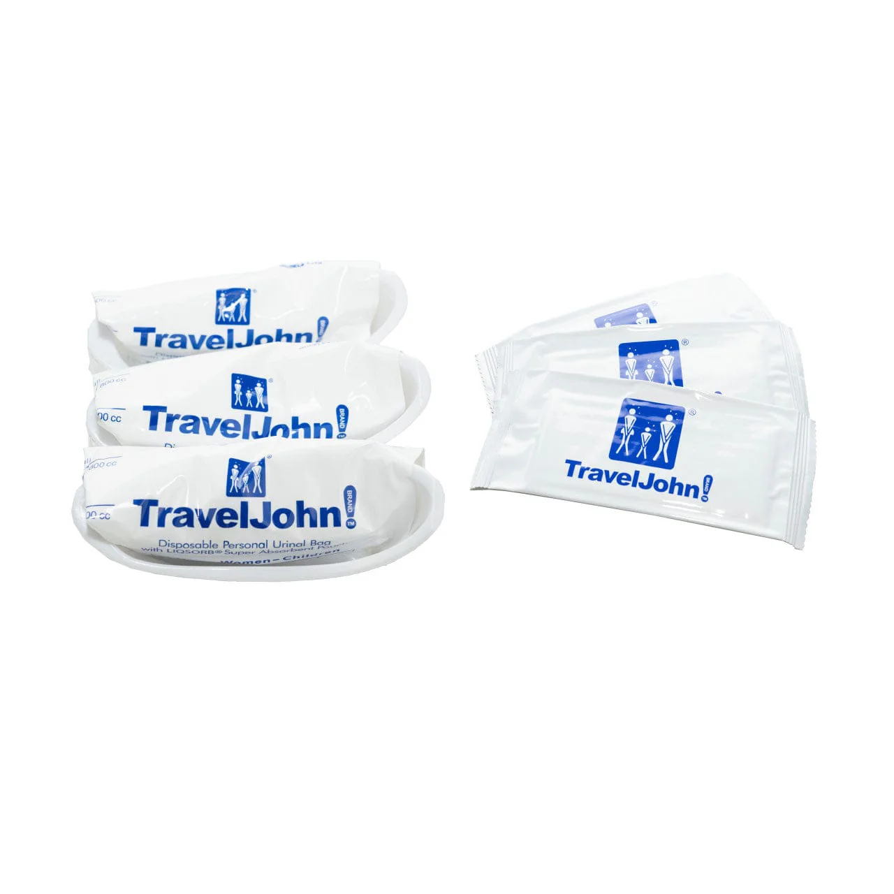 TravelJohn Resealable Disposable Urinal - 3 Pack - Image 2