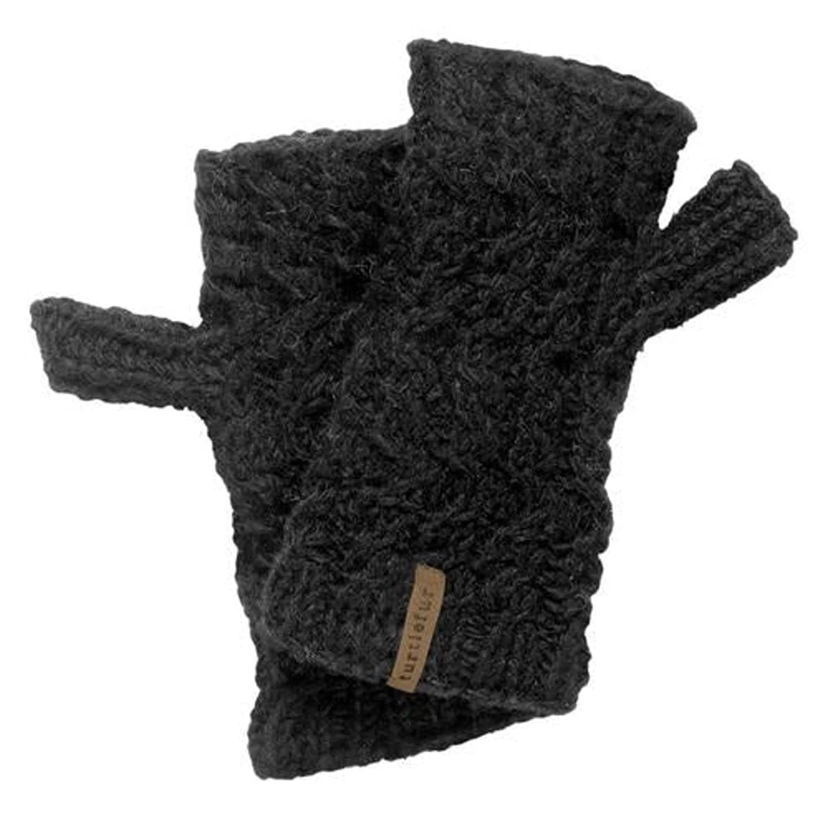 Turtle Fur Women's Nepal Handmade Wool Mika Fingerless Mitten - Image 2